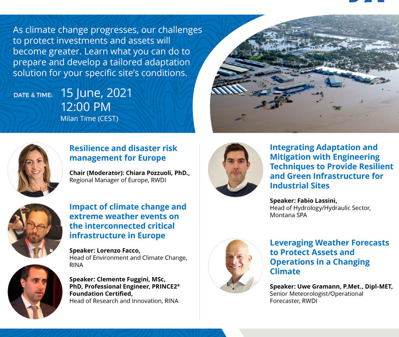 Webinar “Protecting Europe’s Assets from Climate Change Impacts”