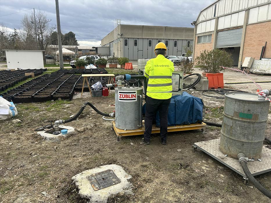 Test di campo ingnereia amientale Montana Soil Vapor Extraction